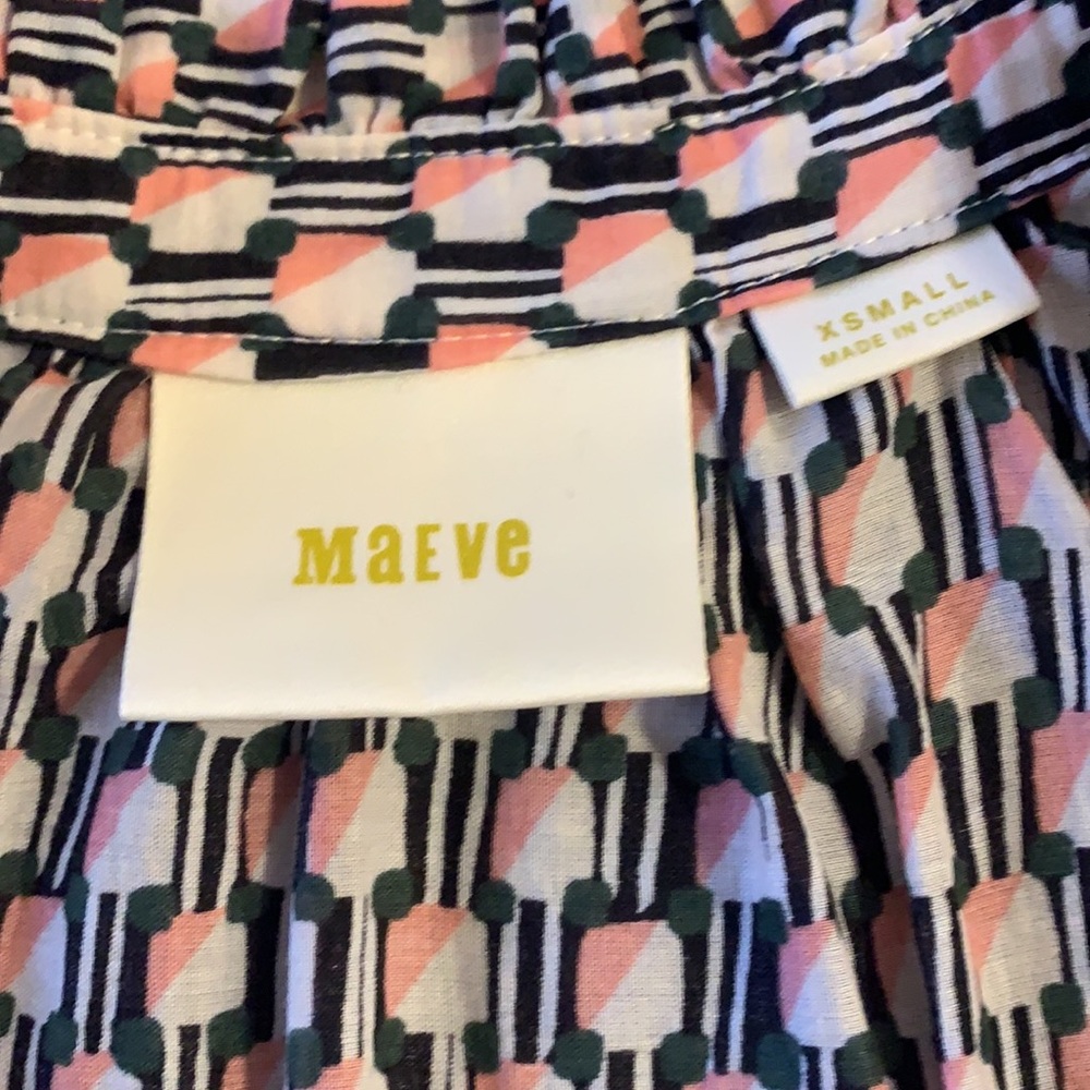 Maeve for Anthropologie Sleeveless Cotton Blouse, Size XS - Picture 7 of 15